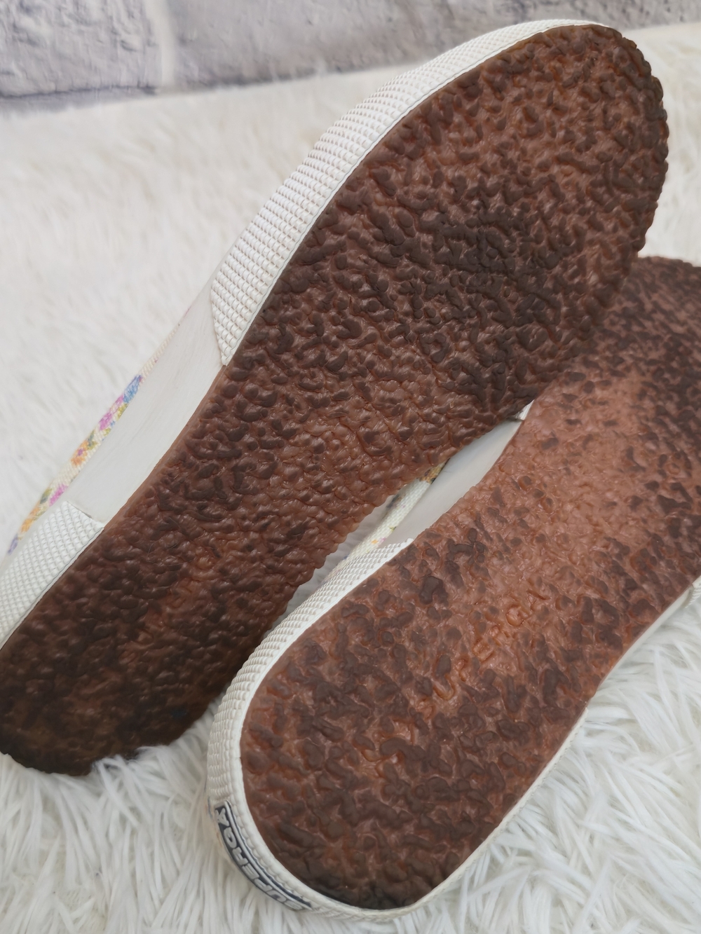 Superga X LoveShackFancy Cream Floral Coquette Canvas Fringe Sneakers - Picture 14 of 14